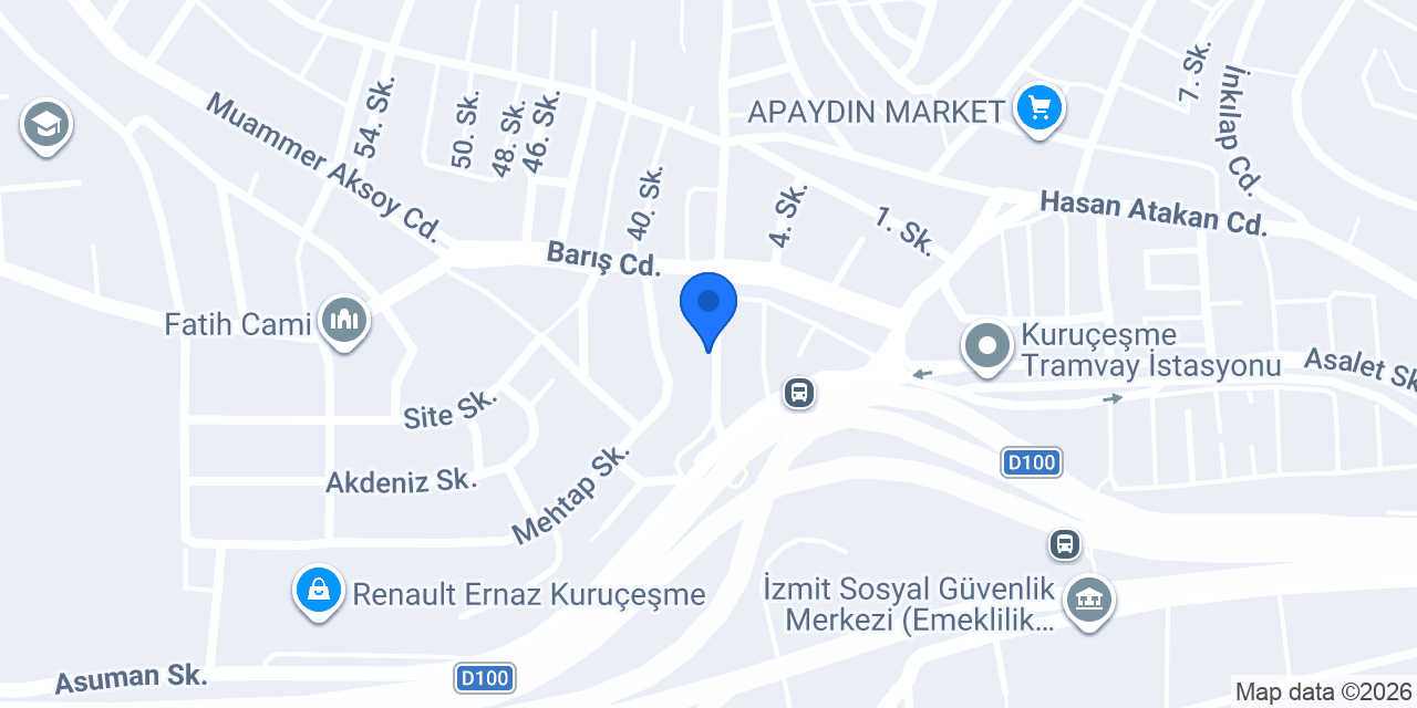 Bypaşa TANTUNi konumu