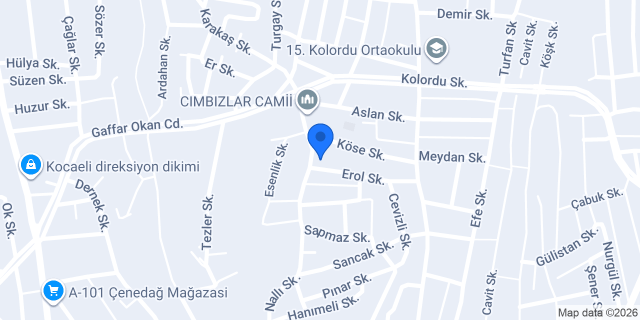 Esentepe Eczanesi konumu