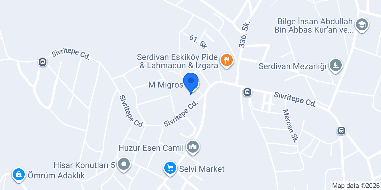 M Migros konumu