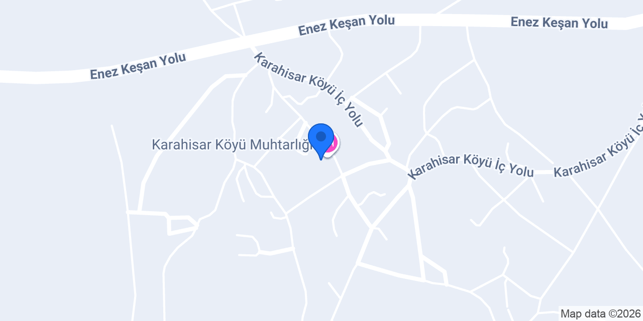 Karahisar Köyü Muhtarlığı konumu