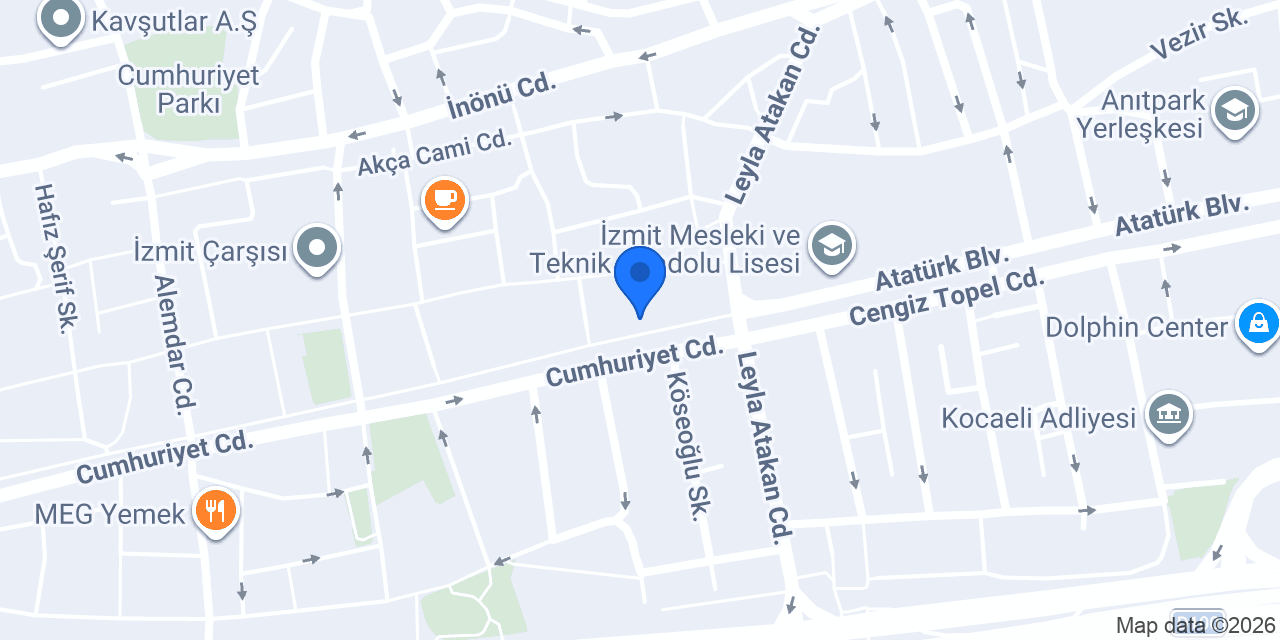 Öntaş Hukuk ve Danışmanlık Bürosu konumu