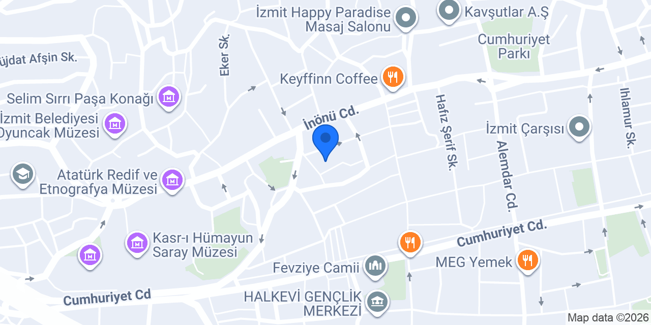 İzmit Elektrik konumu