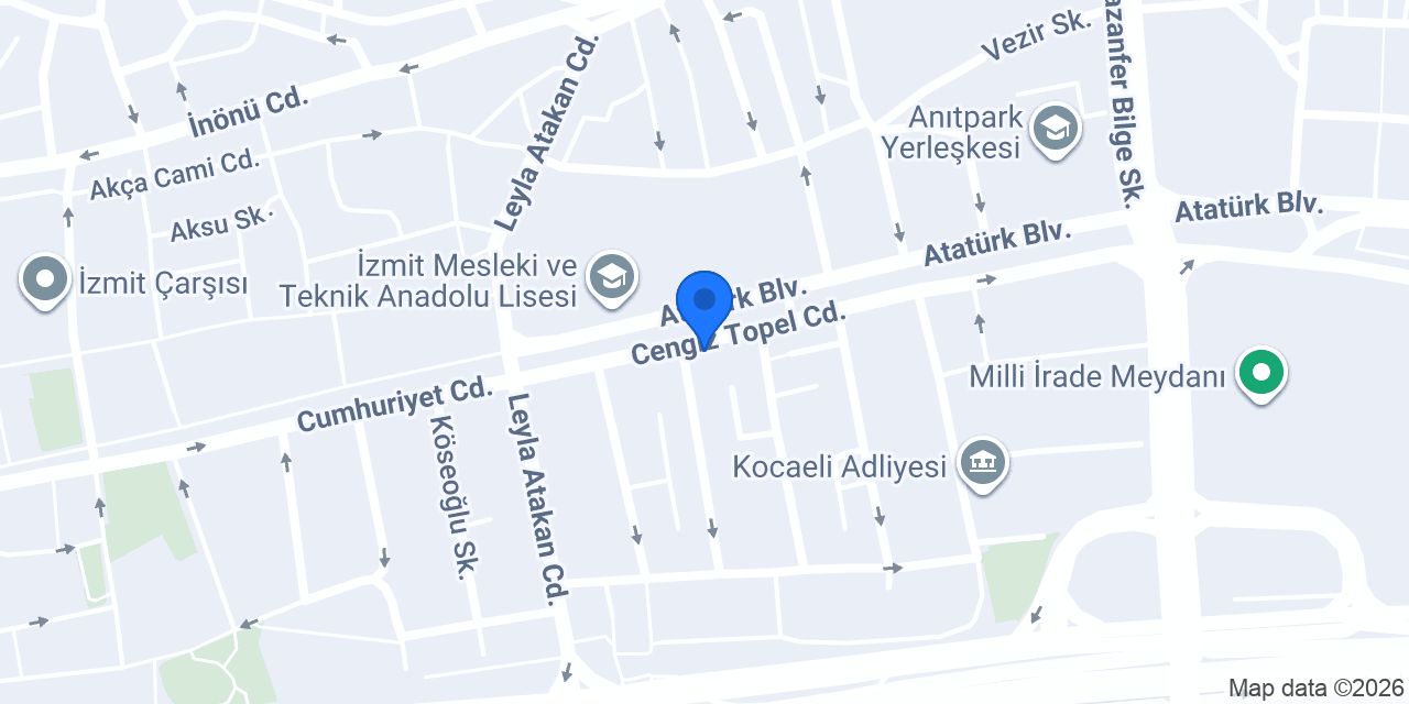 Katık İzmit konumu