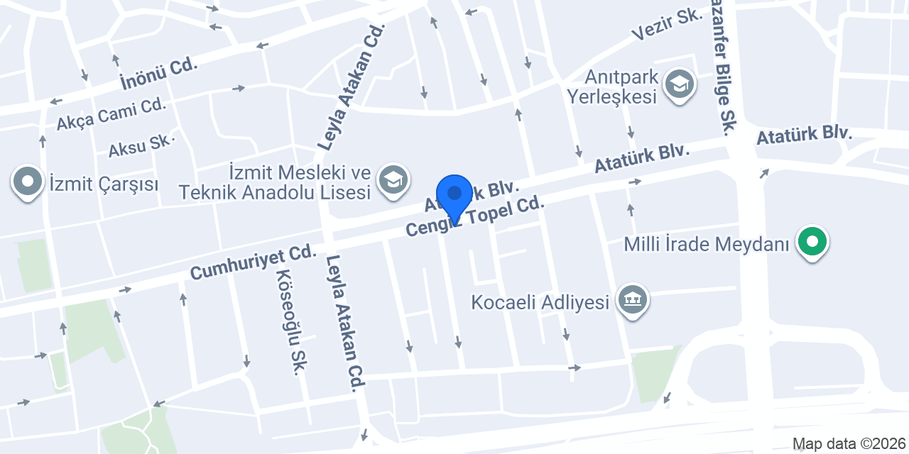 Cansu Ay Pilates Studio konumu