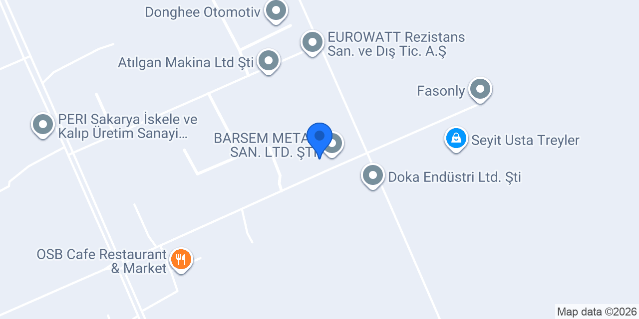 Sakarya Galvaniz konumu