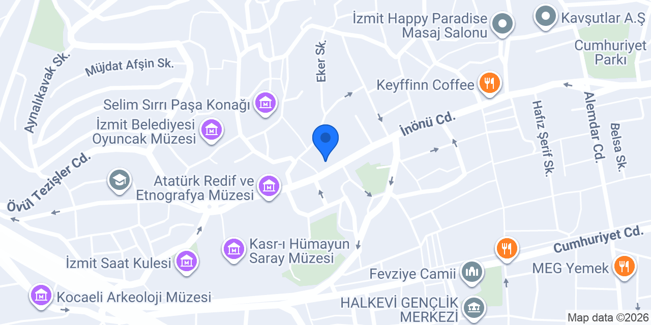 Mimoza Çiçekçilik konumu