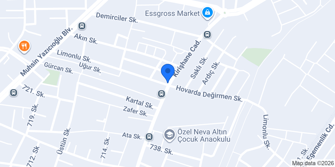 Seckin Alüminyum Ege Pen konumu