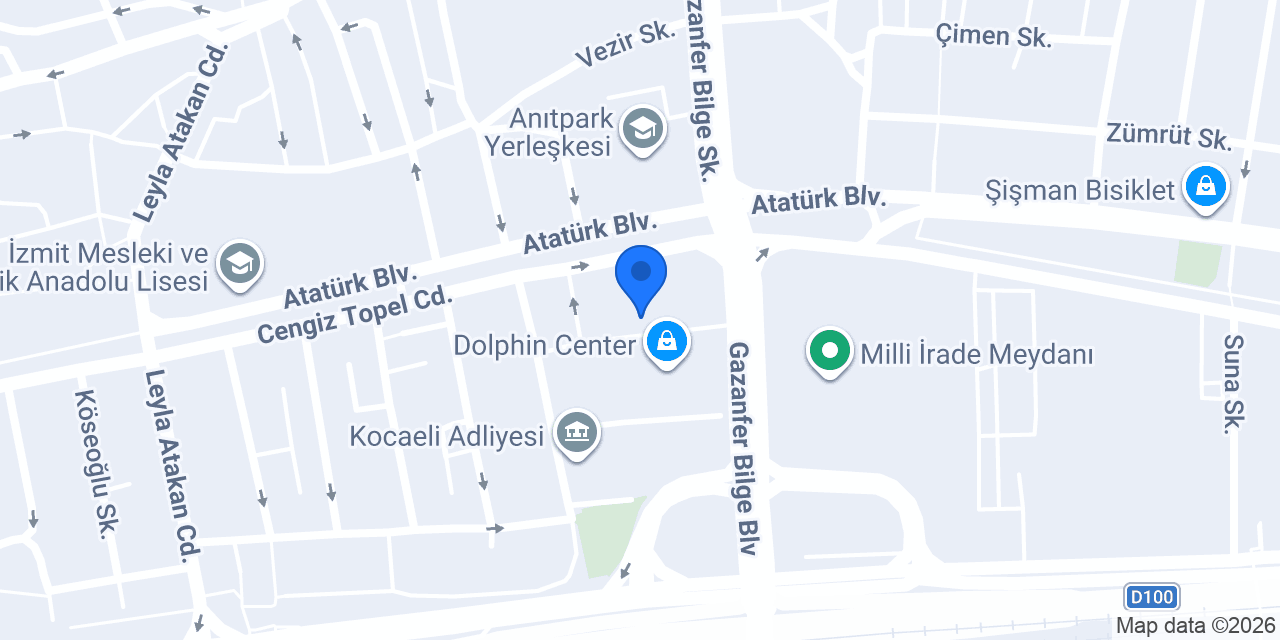 Polatoğlu Hukuk Bürosu konumu