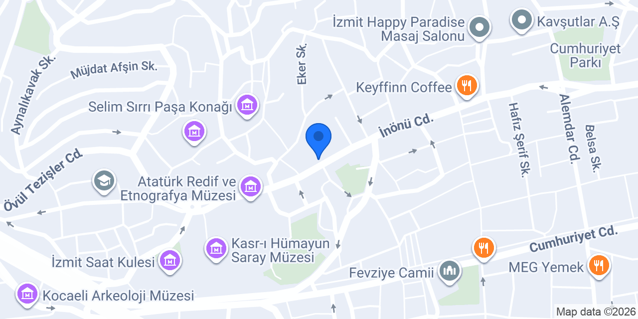 Emves İç Mimarlık konumu