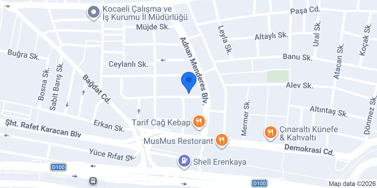 Fizyoterapist Eda Bingül konumu