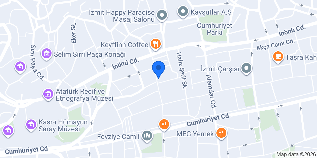 Muscent - Kocaeli İzmit konumu