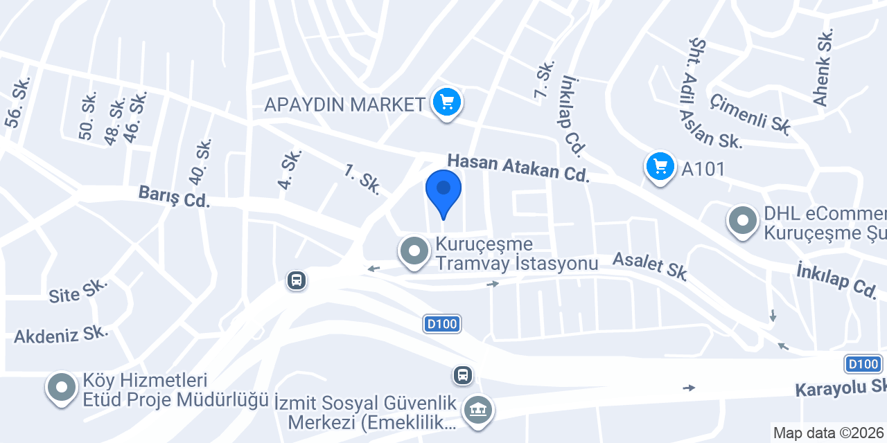 Nilüfer dikimevi konumu