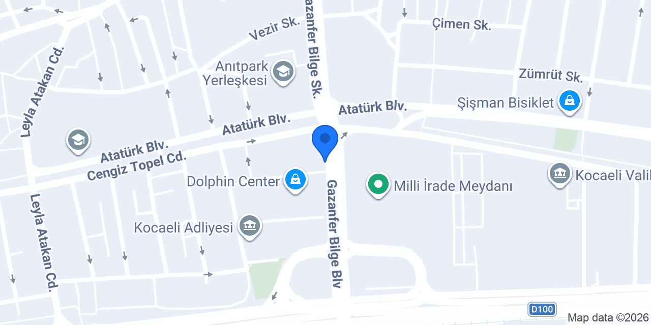 AV. YAĞMUR CANOĞLU HUKUK VE DANIŞMANLIK konumu