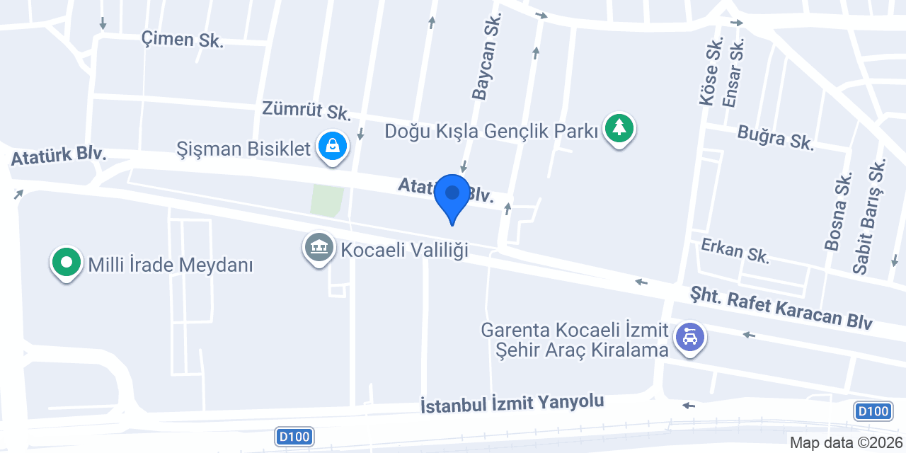 Atatürk Ortaokulu konumu