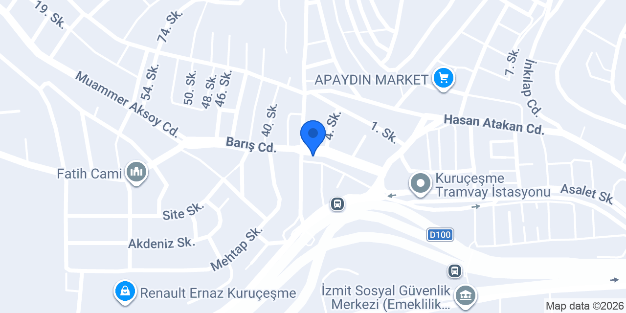 Cadde Katık Kuruçeşme konumu