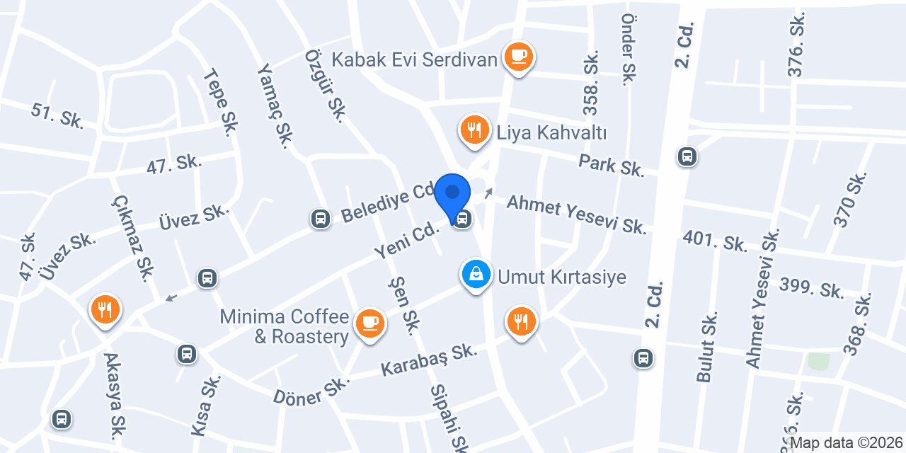 Always Waffle Sakarya konumu