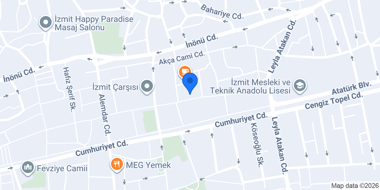 İzmit Masöz Azra konumu