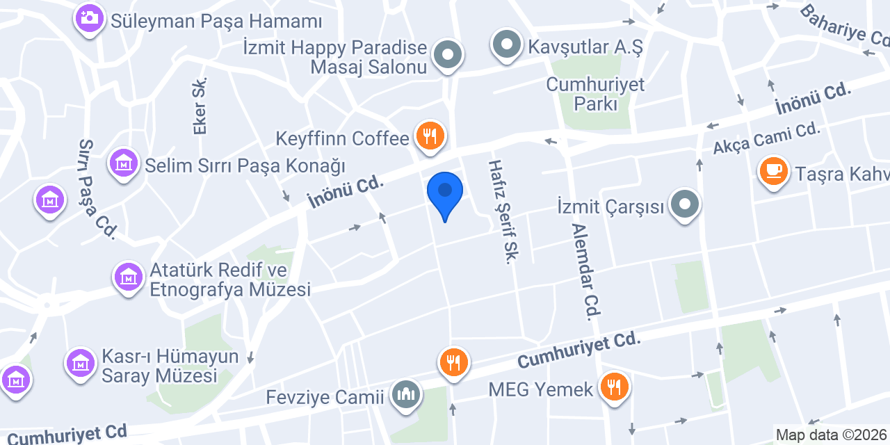 OADAMMODA İZMİT konumu