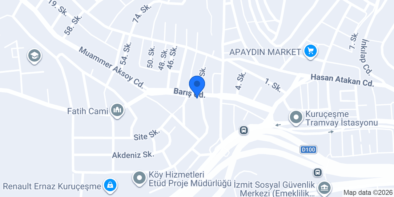 Atalı çiçekçilik Kuruçeşme konumu