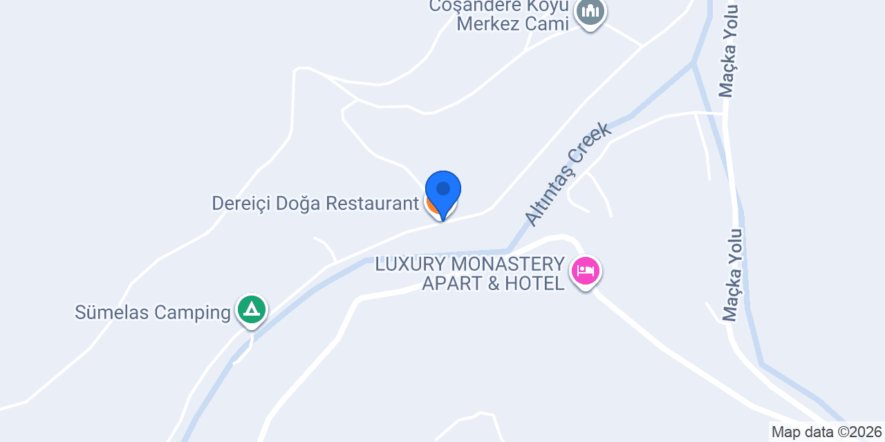 Maçka Camping konumu