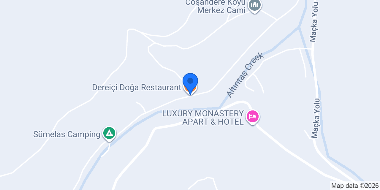 Dereiçi Doğa Restaurant konumu