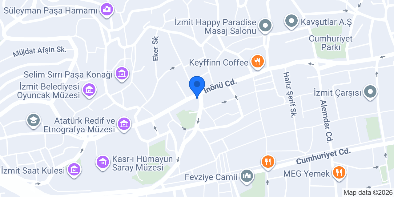 Daichi Sushi Izmit konumu