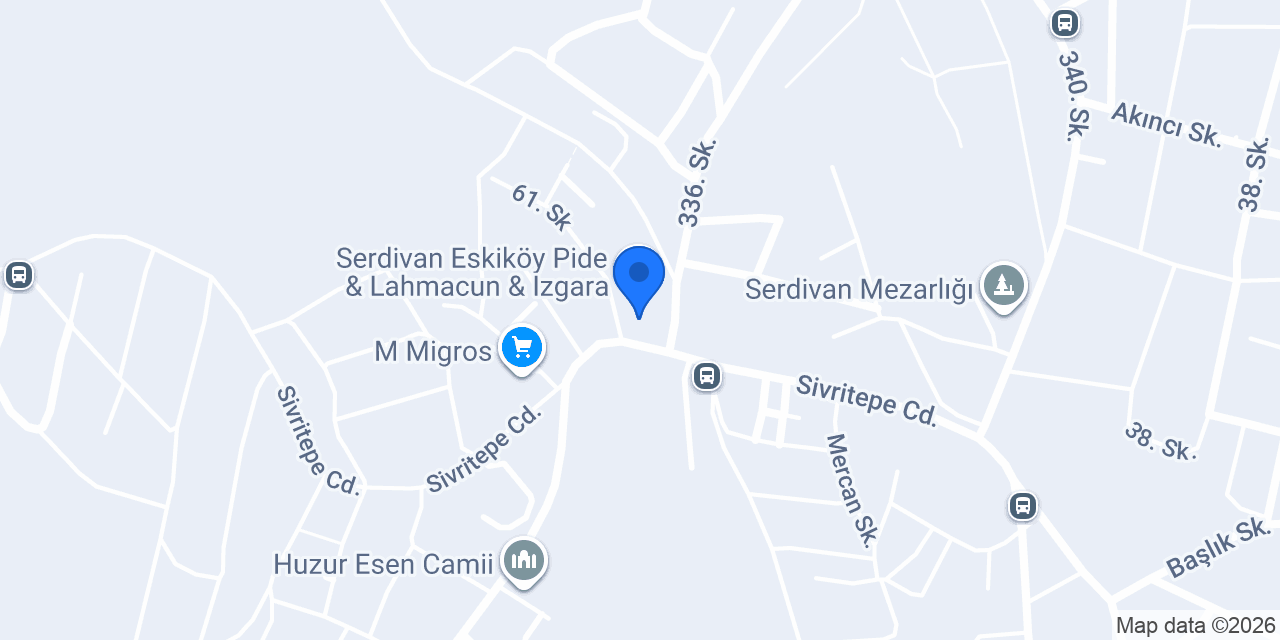 Serdivan eski köy pide lahmacun kebap konumu