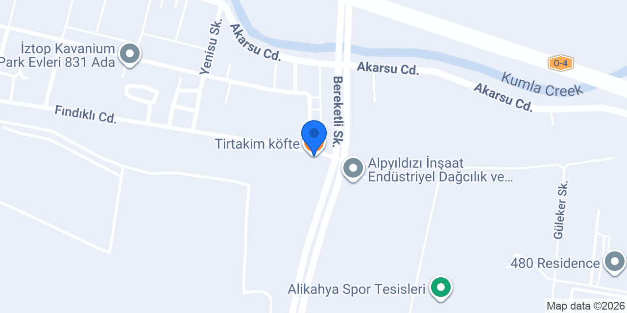 Tirtakim köfte konumu