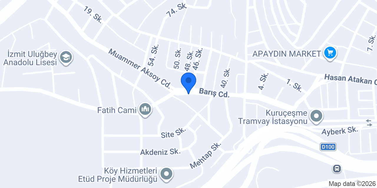 Kuruçeşme Aile Sağlığı Merkezi konumu