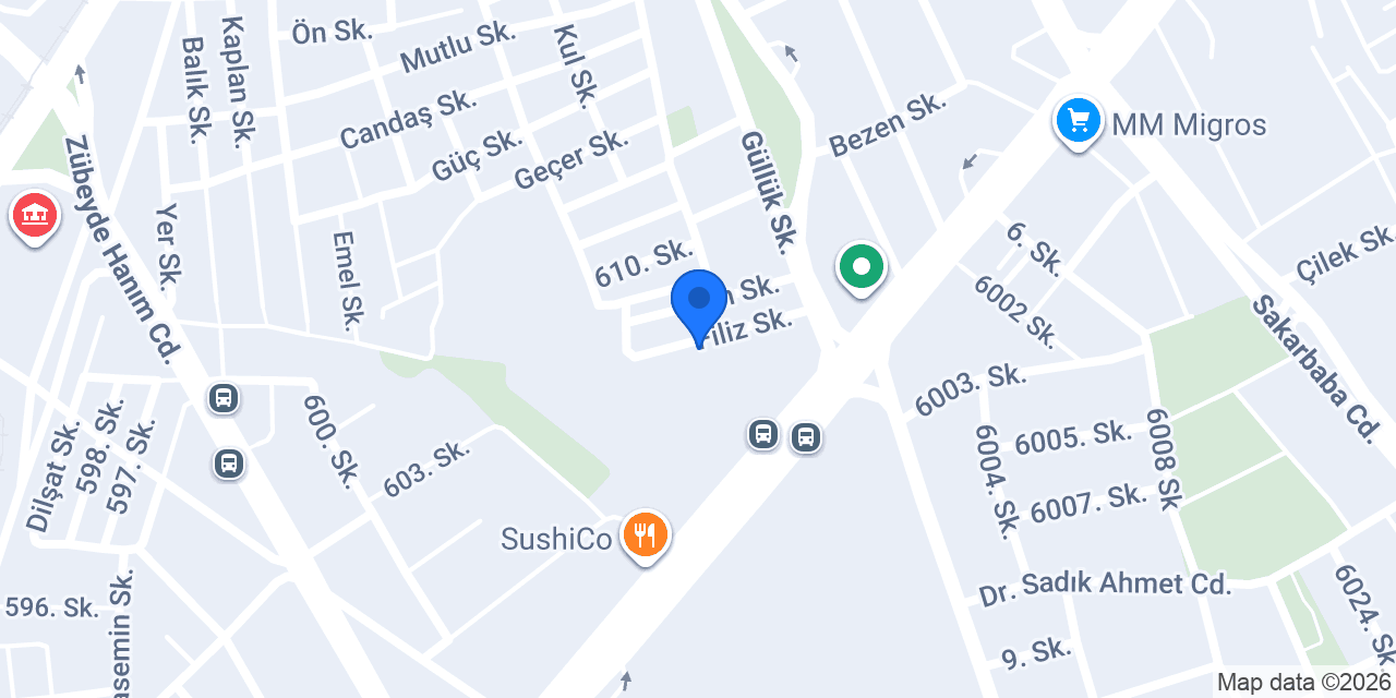 Bayraktar Rent a car konumu