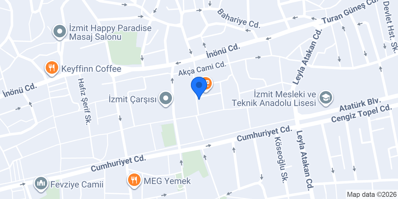 İzmit Masöz Okşan konumu