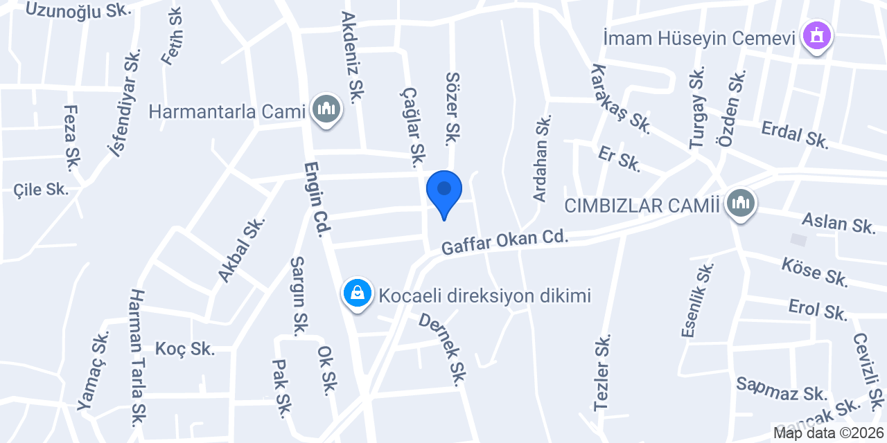 Pâkî konumu