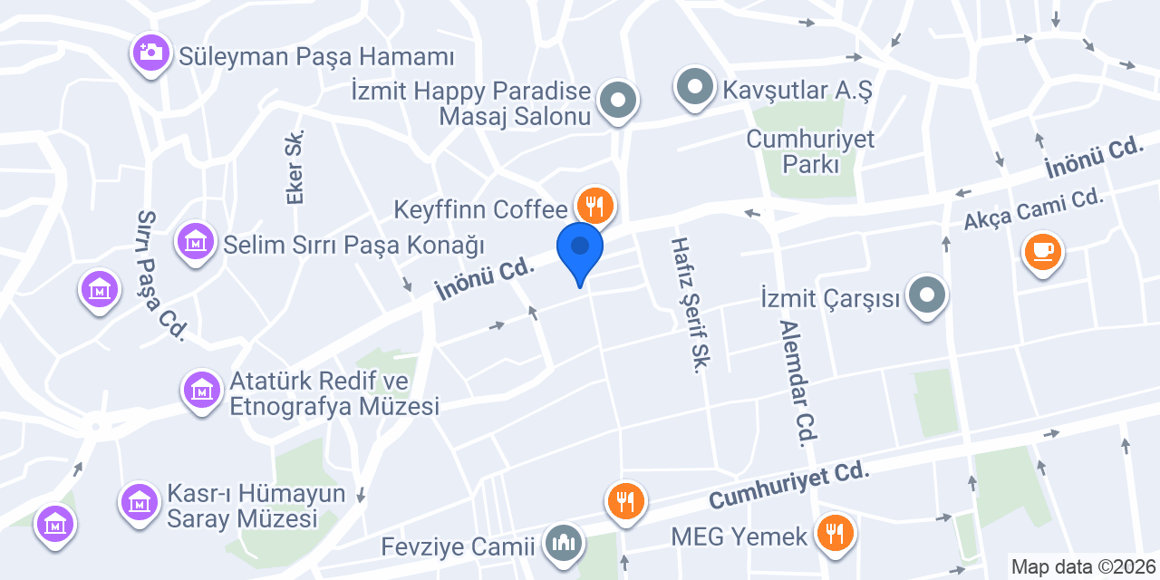 ÇATI CAFE konumu