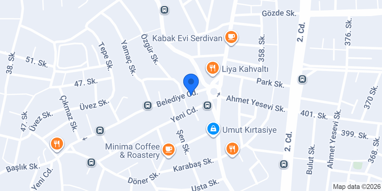 Senbirgel tantuni ve burger konumu