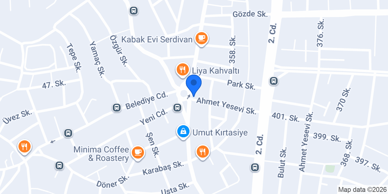 Serdivan Polis Merkezi konumu