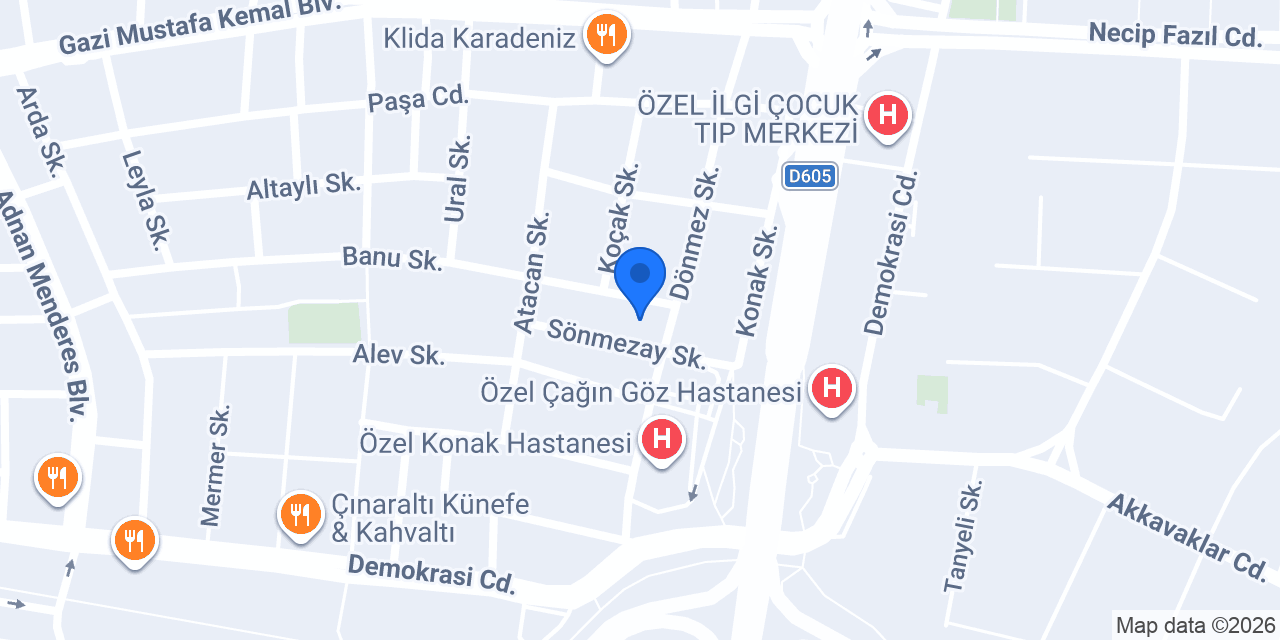 EGÜZEL FİN. DANŞ. SMMM LTD. ŞTİ, konumu