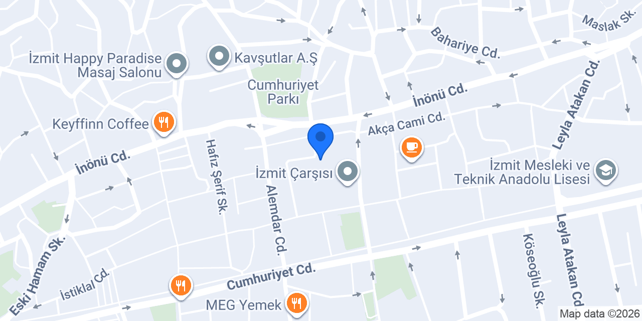 X Teknik Servis konumu