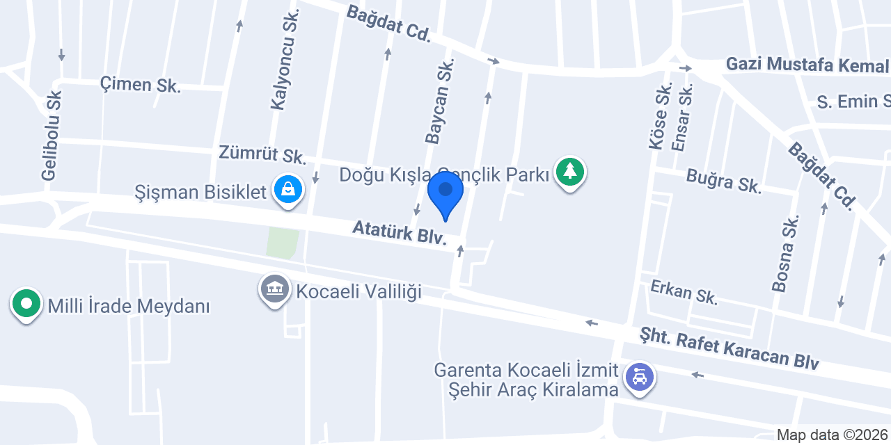 İzvet Veteriner Kliniği konumu