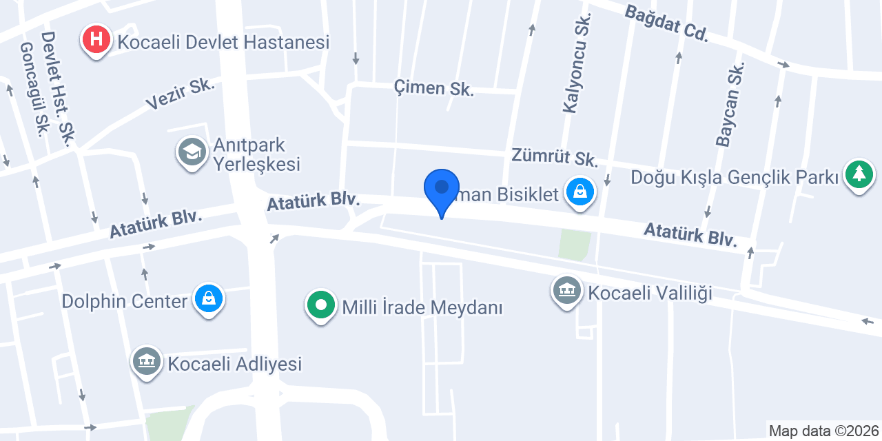 Bulvar Veteriner Polikliniği konumu