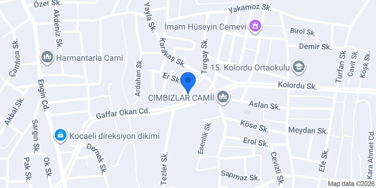 Papatya Halı Yıkama konumu