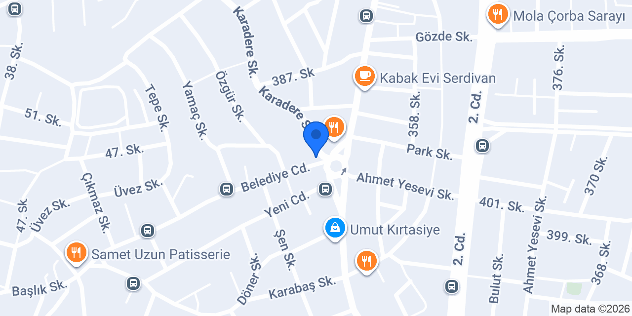 Hayat Eczanesi konumu