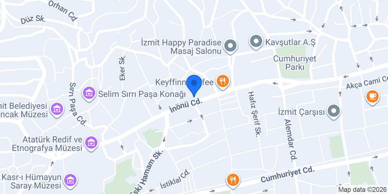 Yeşim Makeup Studio konumu