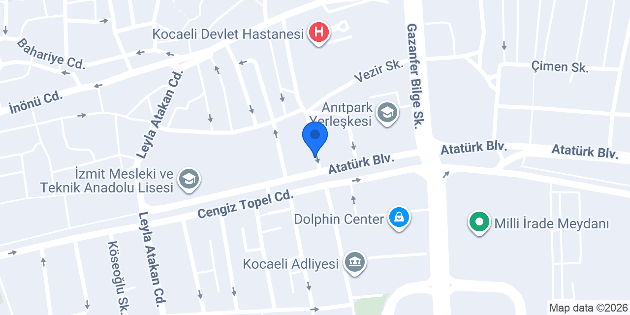 Kocaeli Psikolojik Danışman İbrahim Terzi konumu