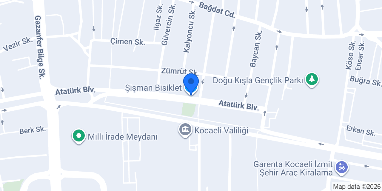Şişman Bisiklet konumu