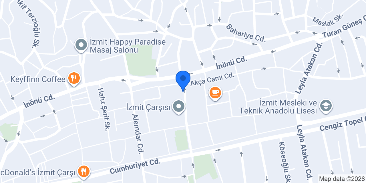 İzmit Anahtar konumu