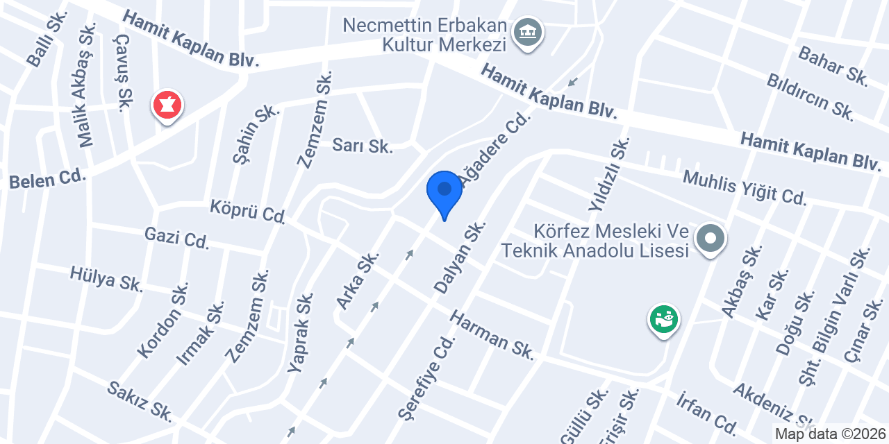Nejdet Koç Neco Büfe konumu