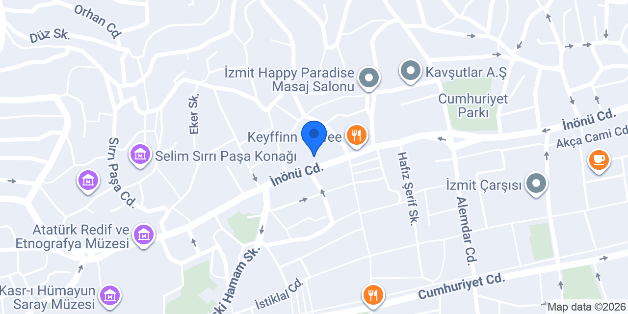 İzmit Elektrikçi konumu