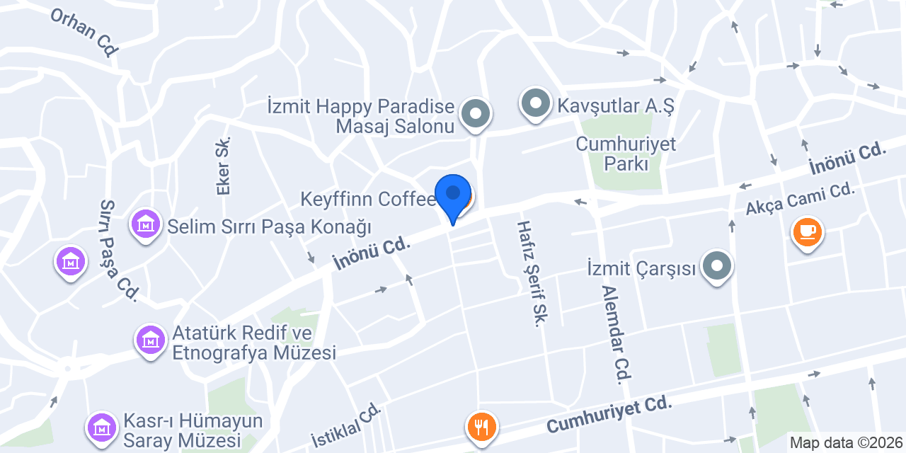 Zümrütün Orkide Evi konumu
