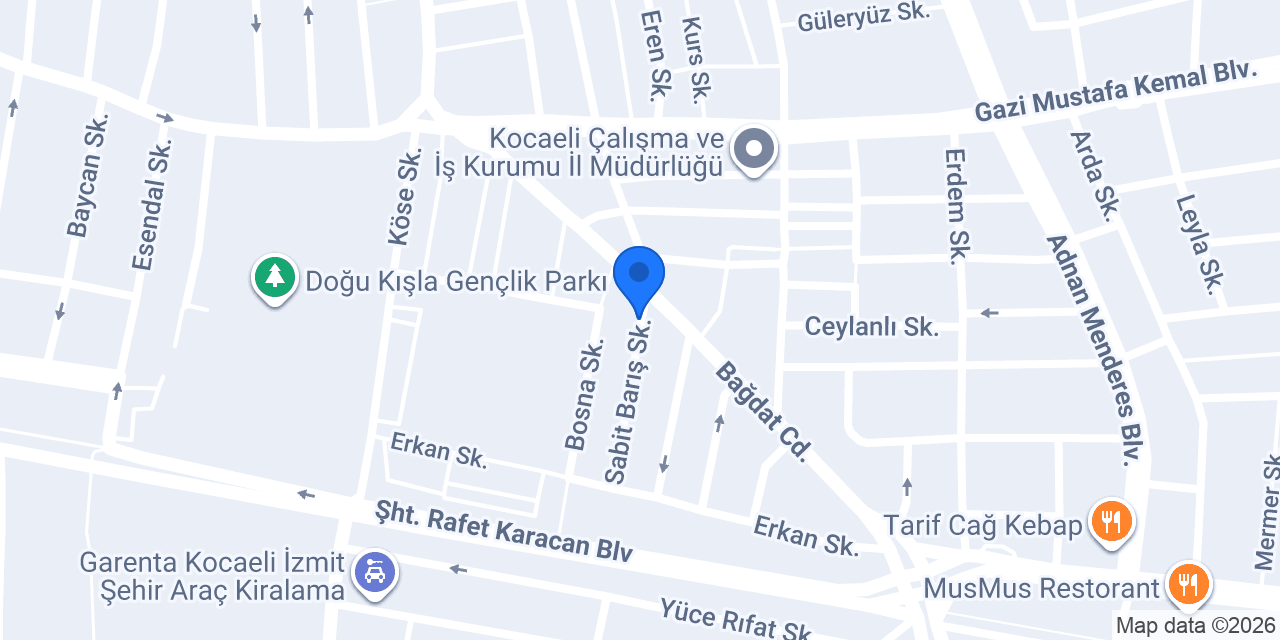 Gazal Mühendislik Doğalgaz Tesisat İnşaat Ltd.Şti. konumu