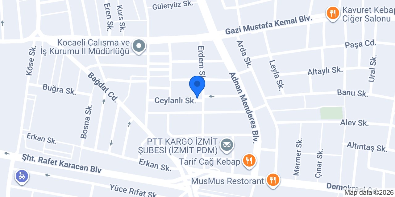 Nosikale Büro ve Kırtasiye konumu